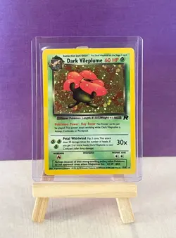 Pokemon Dark Vileplume Holo 13/82 Team Rocket Vintage 2000 WOTC Rare LP - Image 1