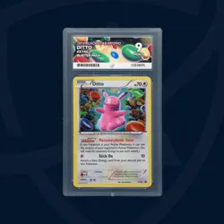Pokemon TCG Ditto XY40 Black Star Promo Holo Card ACE 9 Rare POP 6 no 10s! - Image 3