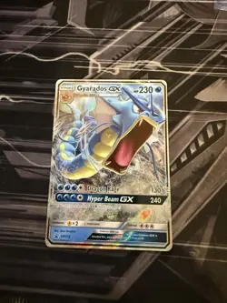 Pokemon TCG Gyarados GX Black Star Promo SM212 Holo Card - Image 1