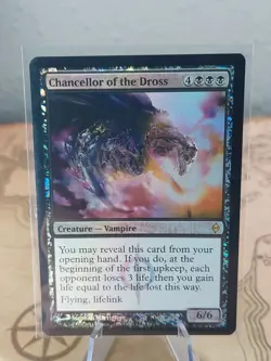 Chancellor of the Dross Foil New Phyrexia Magic the Gathering Card LP - Image 1