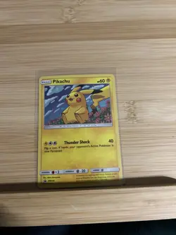 Pokemon Sun & Moon Black Star Promo Card Pikachu SM206 Holo Foil TCG - Image 1