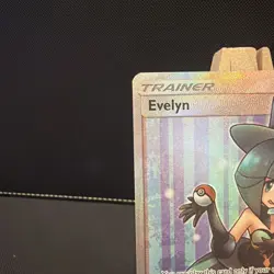 Evelyn Team Up 175/181 Pokemon TCG Card - Ultra Rare Sun & Moon Full Art SM Holo - Image 2