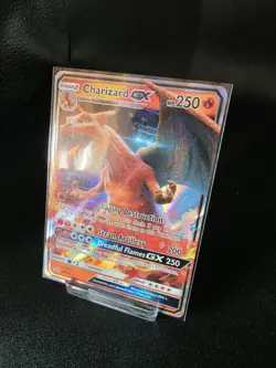 Pokemon TCG Jumbo Charizard GX Holo Card Black Star Promo SM195 Mint Condition - Image 2