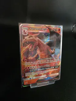 Pokemon TCG Jumbo Charizard GX Holo Card Black Star Promo SM195 Mint Condition - Image 3