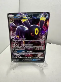 Umbreon GX 80/149 Ultra Rare Holo Pokemon Card Sun & Moon Base Set Near Mint NM - Image 1