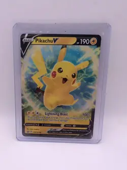 Pikachu V SWSH198 Black Star Promo - Ultra Rare Holo - Pokemon Card NM - Image 1