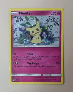 Mimikyu SM163 - Pokemon Sun & Moon Black Star Promos Rare Holo LP🔥🔥 - Image 1