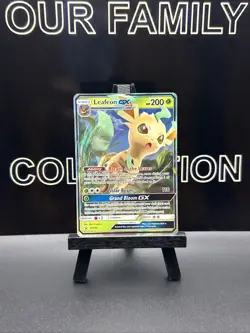 Leafeon GX SM146 Sm Holo Sun & Moon Black Star Promo Pokemon Card - Image 1