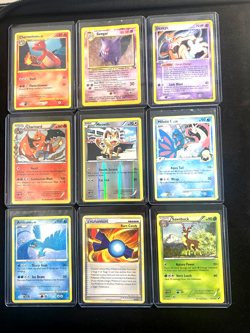 Pokemon lot of 9 vintage cards LP to HP - Image 1