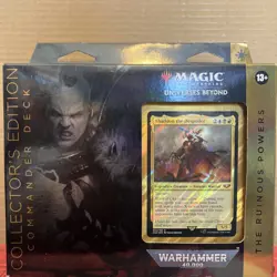 MTG Warhammer 40K Collector's Edition The Ruinous Powers Commander Deck Sealed - Image 1