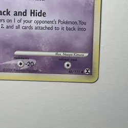 Pokemon TCG Gengar GL 40/111 Rising Rivals 2009 Un Common Non Holo Card LP+ - Image 4