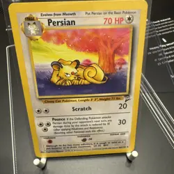 Pokemon TCG Persian Base Set 2 56/130 Regular Unlimited Uncommon - Image 1