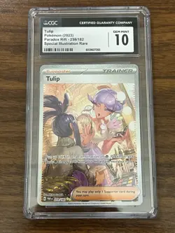2023 Pokemon Tulip Trainer Paradox Rift Card 259/182 CGC 10 - Image 1