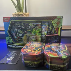 Pokemon TCG Mega Zygarde EX Premium Collection + Charizard Tins X+Y - Sealed✅ - Image 2
