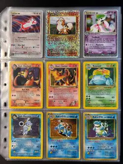 Lot of 90 ALL HOLO Vintage Pokemon Card Binder Collection - Image 2