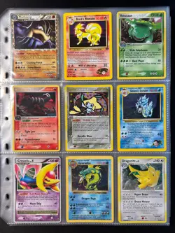 Lot of 90 ALL HOLO Vintage Pokemon Card Binder Collection - Image 4