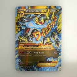 Pokemon TCG M Charizard EX 69/106 Flashfire Holo Mega EX HP 230 Ultra Rare - Image 1
