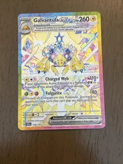 Pokemon TCG Galvantula Cards IR SIR Lot of 2. Surging Sparks and White Flare NM - Image 5