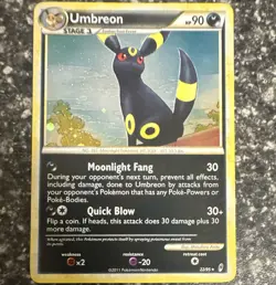 The Pokemon Company Umbreon 22/95 Call of Legends Holo Rare English 2011 HP 90 - Image 1