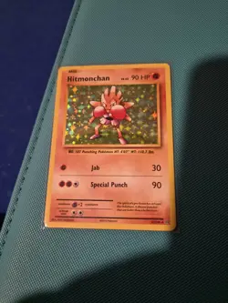 Hitmonchan Evolutions 62/108 Holo Rare Pokemon TCG Card English 2016 90 HP - Image 1