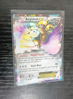 Aegislash EX 65/119 XY Phantom Forces Holo Ultra Rare Pokemon Card LP - Image 1