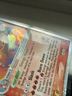 Pokemon Charizard EX Fire Red & Leaf Green Holo Rare 105/112 MP/HP🔥 - Image 2