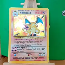 The Pokemon Company Charizard 4/102 Base Set Holo Rare Pokemon TCG English 1999 - Image 1