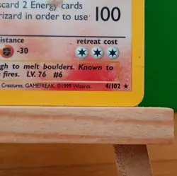 The Pokemon Company Charizard 4/102 Base Set Holo Rare Pokemon TCG English 1999 - Image 2
