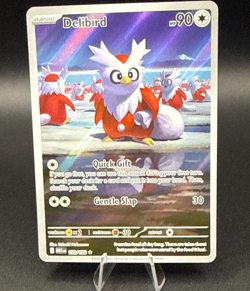 Delibird 152/132 Illustration Rare IR Pokemon Card Game TCG Mega Evolution Holo - Image 1
