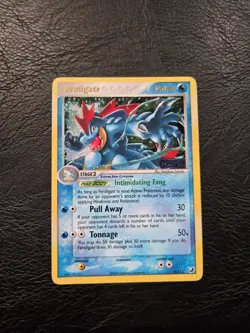 Feraligatr Unseen Forces Holo Card 2005 4/115 Series Stamped - Image 1