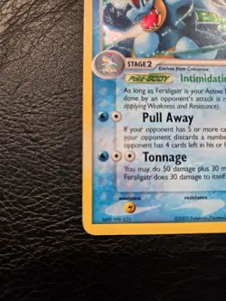 Feraligatr Unseen Forces Holo Card 2005 4/115 Series Stamped - Image 5