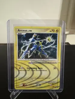 Pokemon Arceus AR6 Platinum Secret Rare Holo Card - Image 1
