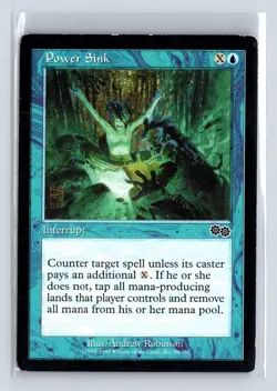 POWER SINK - MTG Magic the Gathering Card - Urza's Saga - Common - Image 1