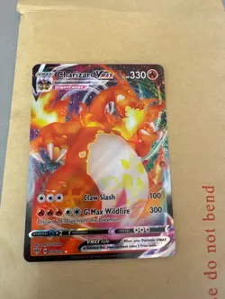 Charizard VMAX 020/189 Pokemon Darkness Ablaze Sword & Shield Rare Holo Card - Image 1