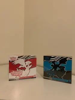 Pokemon Black Bolt and White Flare Elite Trainer Box ETB Set of 2 FACTORY SEALED - Image 1