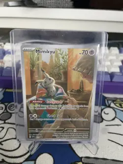 Mimikyu 075 Pokemon Card Scarlet & Violet NM/M Promo Full Art - Image 2