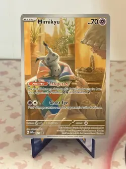Pokemon Mimikyu TCG 075 SV Scarlet & Violet Black Star Promo Holo Card - Image 1