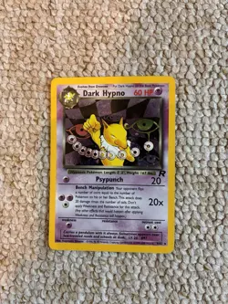 Pokemon TCG Dark Hypno Team Rocket 9/82 Holo Rare Card - Image 2