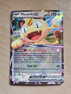Meowth ex 062/088 Double Rare Perfect Order Pokemon Near Mint - Image 1