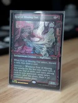 Fear of Missing Out (Showcase) Duskmourn: House of Horror Foil - Image 1