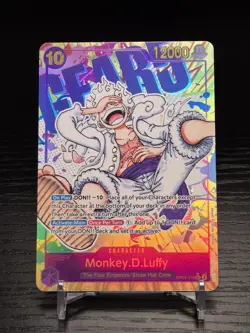 One Piece TCG OP05-119 Monkey D. Luffy Gear 5 Parallel SEC Alt Art English - Image 1