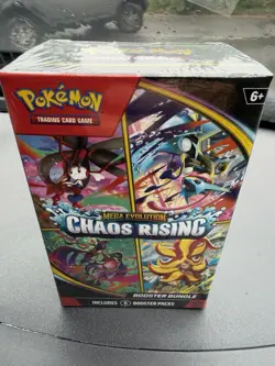 Pokemon TCG Mega Evolution—Chaos Rising Booster Box 60 Cards English 2026 6+ - Image 1