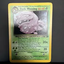 Pokemon TCG Dark Weezing Team Rocket 14/82 Holo Rare NM - Mint - Image 2