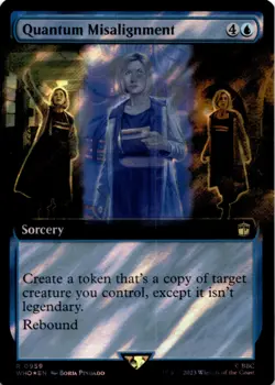 MTG Quantum Misalignment (Extended Art) (Surge Foil) Foil NM Doctor Who - Image 1