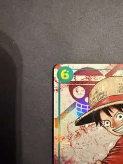 Monkey D Luffy OP13-118 SEC RED Alt Art One Piece Carrying On His Will English - Image 2
