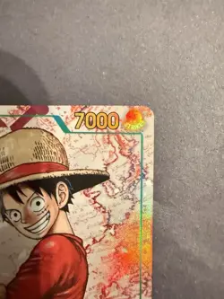 Monkey D Luffy OP13-118 SEC RED Alt Art One Piece Carrying On His Will English - Image 3