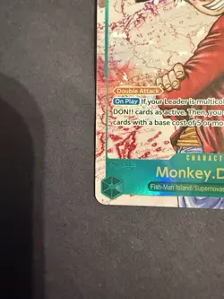 Monkey D Luffy OP13-118 SEC RED Alt Art One Piece Carrying On His Will English - Image 5