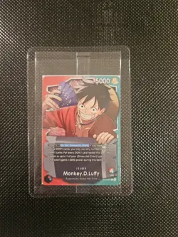 One Piece TCG English Ichiban Kuji Monkey D. Luffy Promo (OP13-001) NEW SEALED - Image 1
