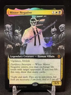 🌈 Mister Negative - Extended Art FOIL - MTG Marvel's Spider-Man #274- NM - Image 1