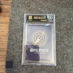 Monkey D Luffy One Piece Promo College Basketball US Voyage BGS 10 BLACK LABEL - Image 2